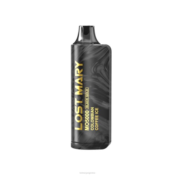 LOST MARY mo5000 oro negro desechable 10ml 28XP2 | Lost Mary Vape cafe colombiano
